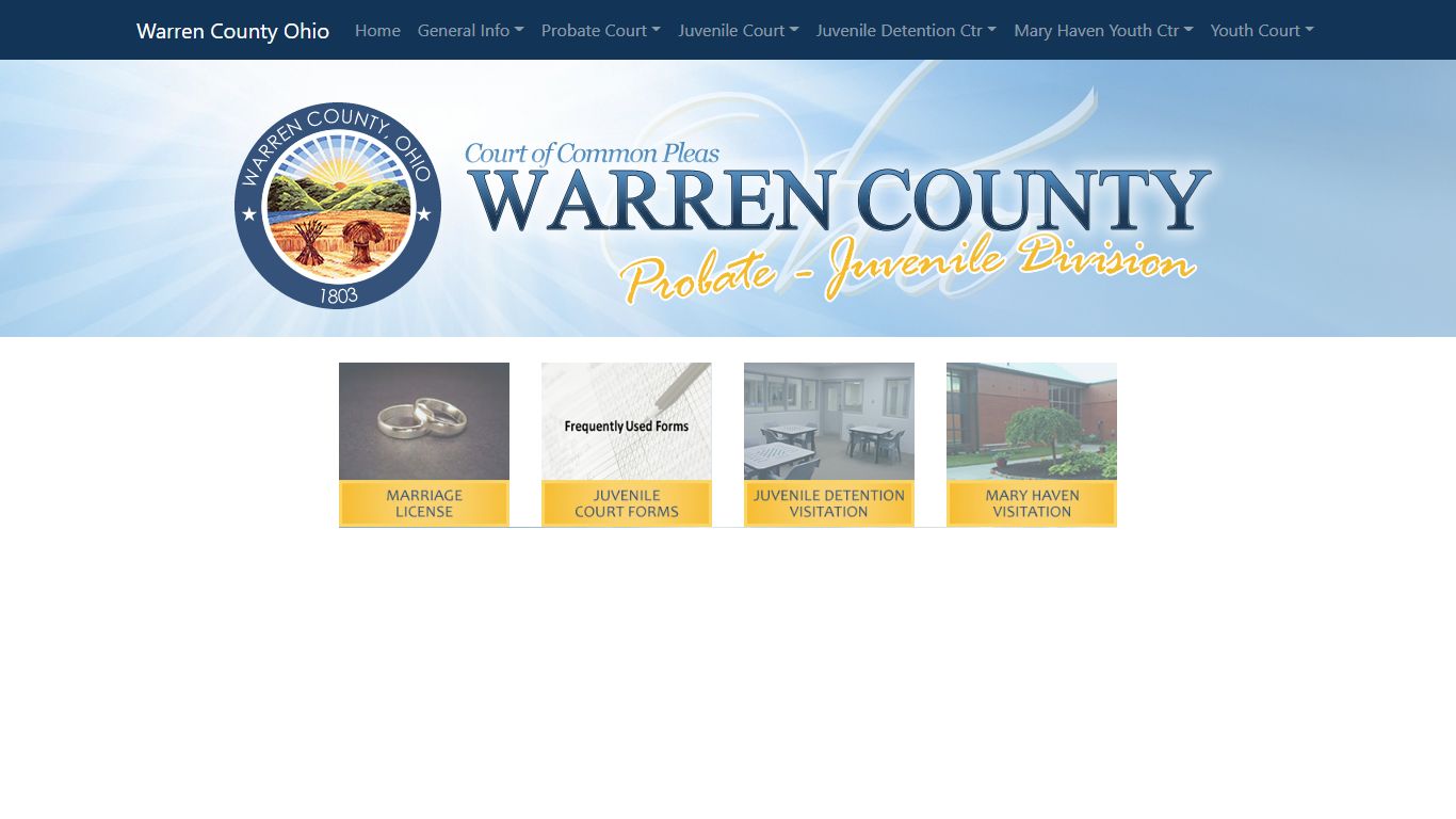 Court of Common Pleas Probate Juvenile Division - Warren County, Ohio